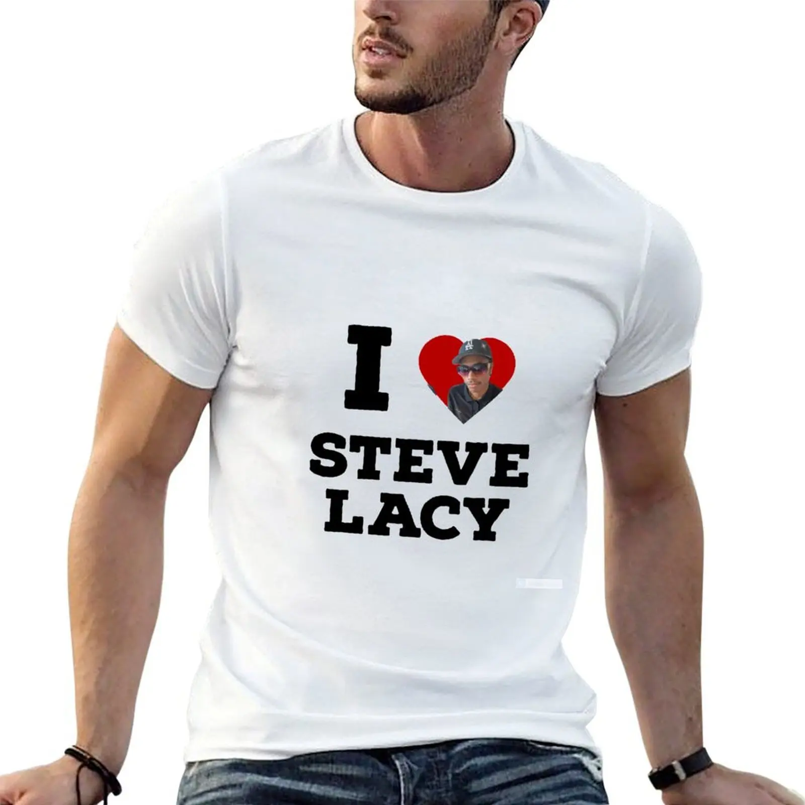 

I HEART STEVE LACY T-Shirt t shirt for man t shirt man cotton T-Shirt
