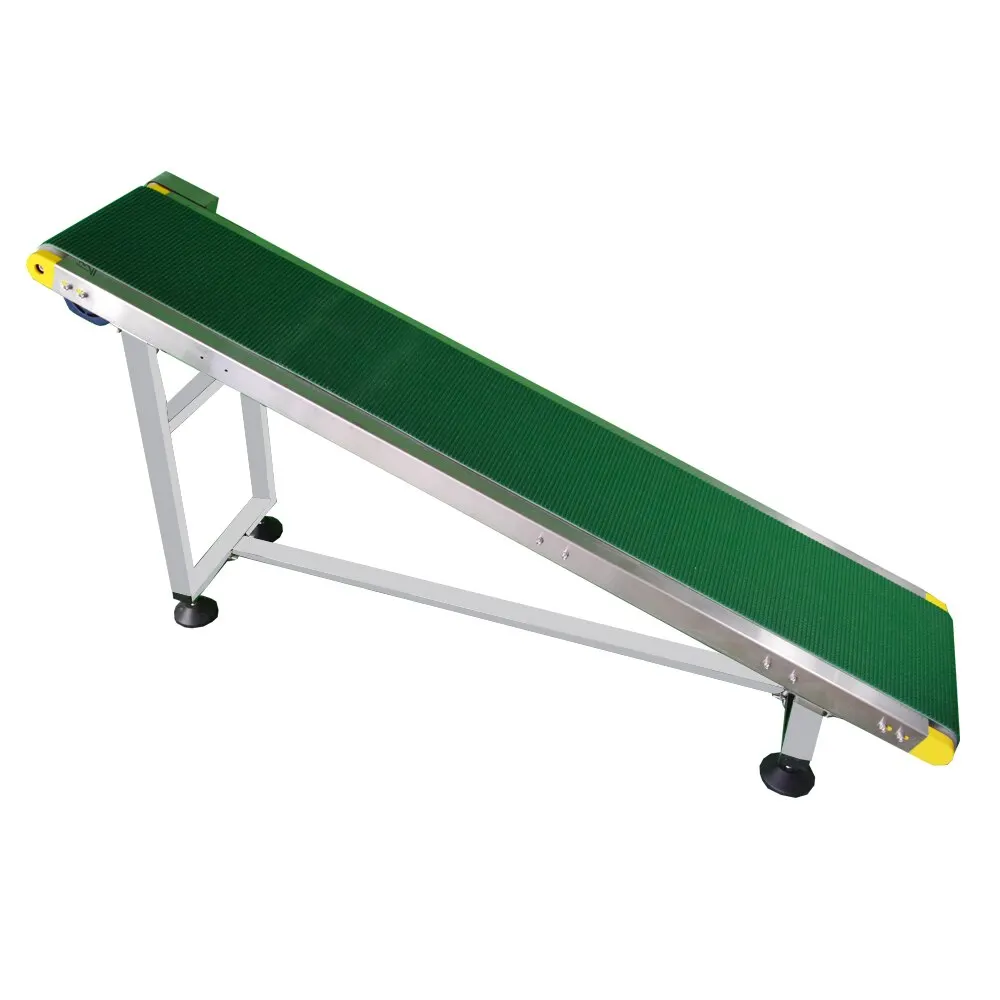 1000mm-2000mm Automatic Adjustable Speed Control Motorized Conveyor PVC Stainless Steel Belt Conveyor with Width 250mm