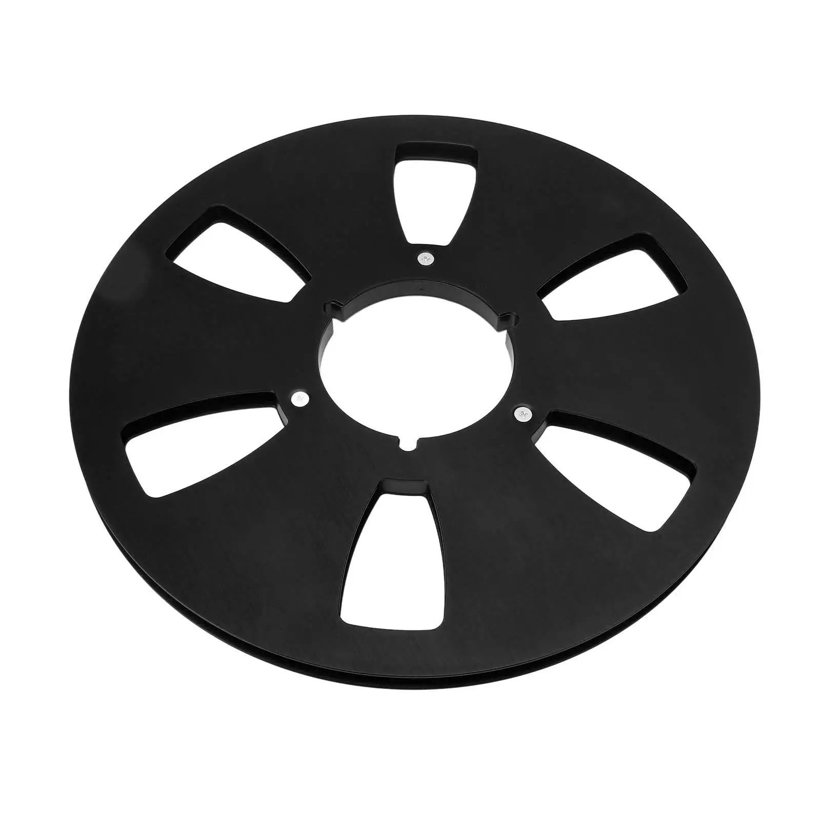 

10.5 Empty Takeup for reel Sound Tape - Low Noise Aluminum Alloy - 6 Hole Universal Design for reel to for reel Player