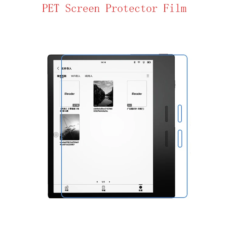 Soft PET Matte anti glare/Clear Screen Protector Protective Guard Film For iReader iReader Ocean 2 ocean3 7 inchE-Book  3PCS