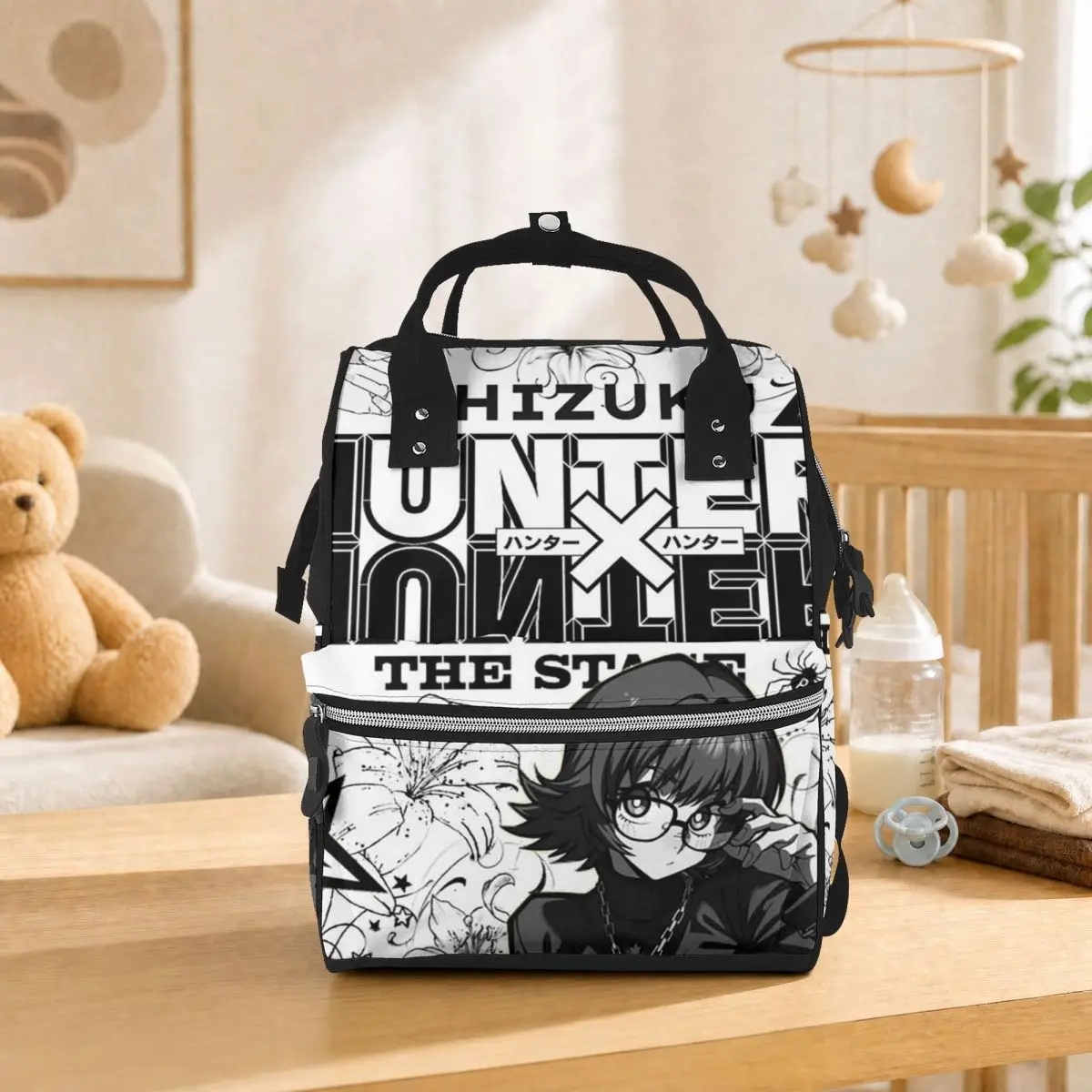 Japanese Hunter X Hunter Small Drop Shizuku Murasaki Student Backpack School Bag Hiking Travel Daypack for Men Women Bookbag