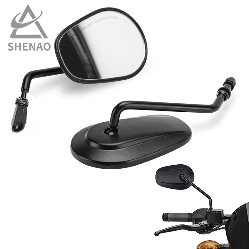 Motorcycle Rearview Mirror Is Suitable For Harley Series Xl883/1200/x48 Gv300 Honda Cm500 Modified Rearview Mirror Accessories