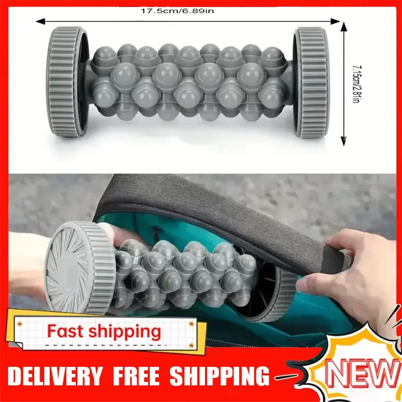 

1pcs Foot Massager Massage Roller Yoga Massage Ball Plantar Fascia Roller Muscle Relaxation Care Plastic Manual Foot Massager
