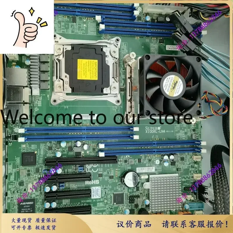 Supermicro X10DRL-LN4 Main Board 4Gigabit I350 Network Interface Card Dual Channel C612 Server IPMI Remote