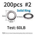 200pcs solid 2