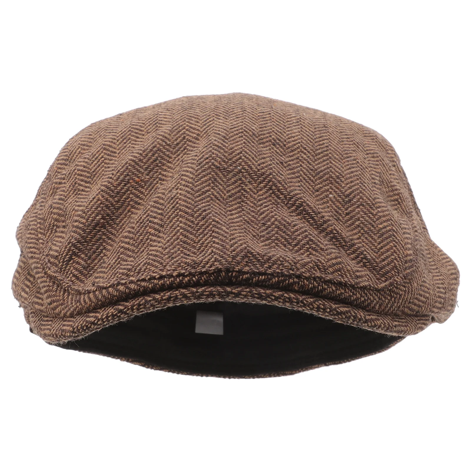 

Beret Hat for Men Adjustable Size Vintage Fashionable Warm Beret Caps Exquisite Workmanship Trendy Outdoor Autumn Winter
