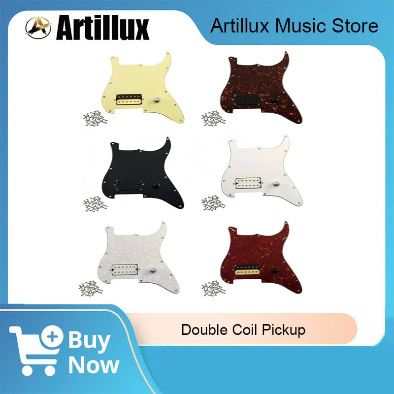 1 Set of Double Coil Pickup High Quality Prewired Guitar Pickguard Multiple Colors to Choose for Electric Guitar Accessories