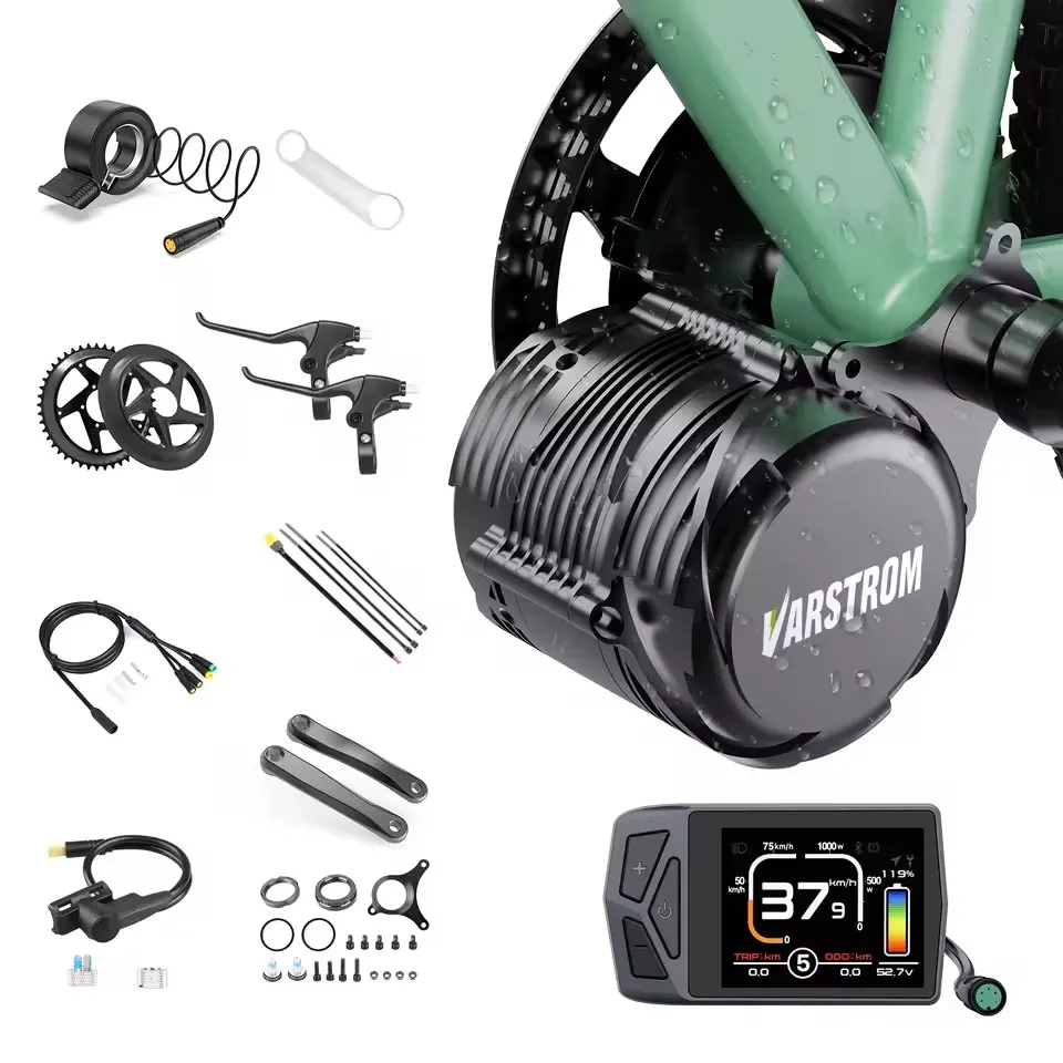 

Varstrom TSDZ8 750 Вт Датчик крутящего момента Комплект среднего привода Центральный электрический велосипед Комплект для переоборудования электровелосипеда Комплекты бесщеточных двигателей