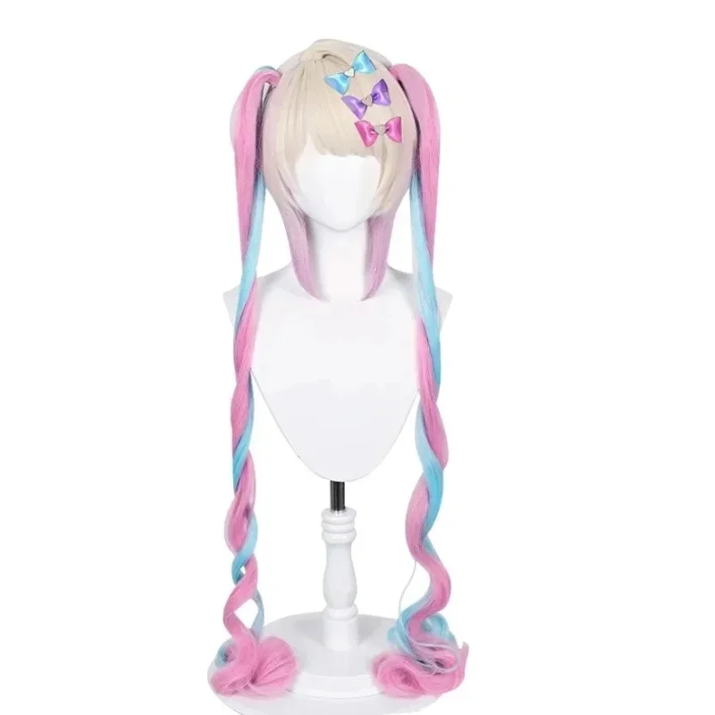 Game Needy Girl Overdose Cosplay Costume Wig Anime JK Uniform Leather Skirt Set Abyss KAngel Ame Chan Cosplay Costume