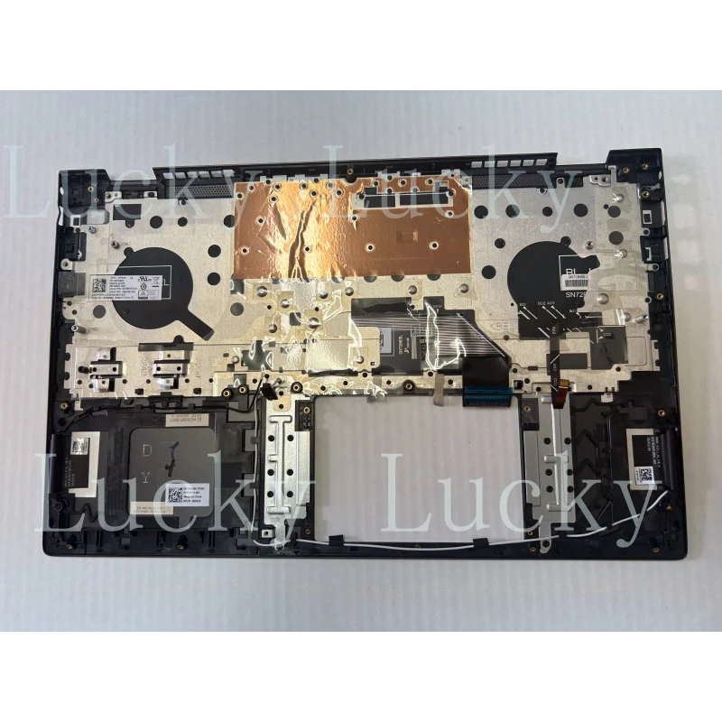 f Genuine for Dell Vostro 15 7500 Palmrest US Backlit Keyboard P/N- 8DX59 08DX59