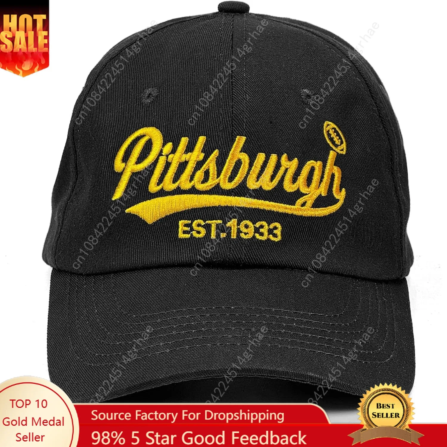 

Vintage Embroidered Baseball Cap, Adjustable Dad Hat for Men and Women