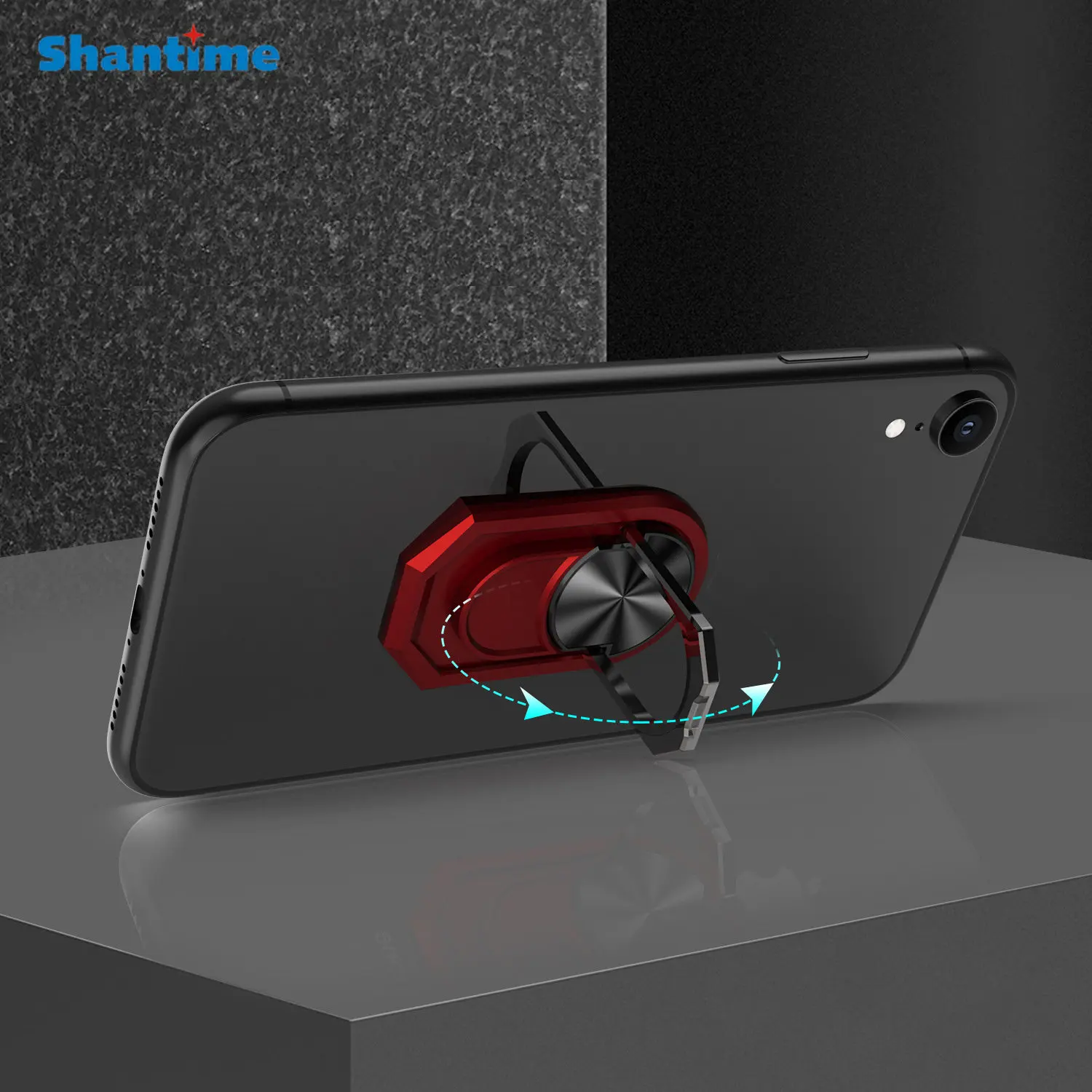 Luxury Shockproof Ring Holder For ZTE Nubia Red Magic 5G Nubia Red Magic 5S Case Soft Silicone TPU Protective Holder Cover