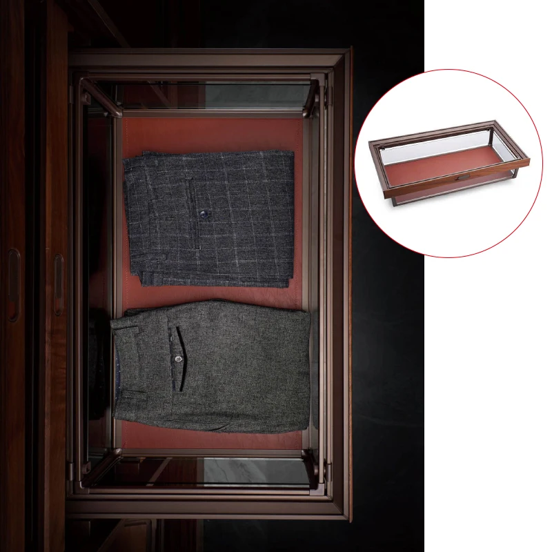 درج قلاب للتخزين المعدني الحديث ملحقات خزانة الملابس الحديثة الجديدة أجهزة خزانة الملابس