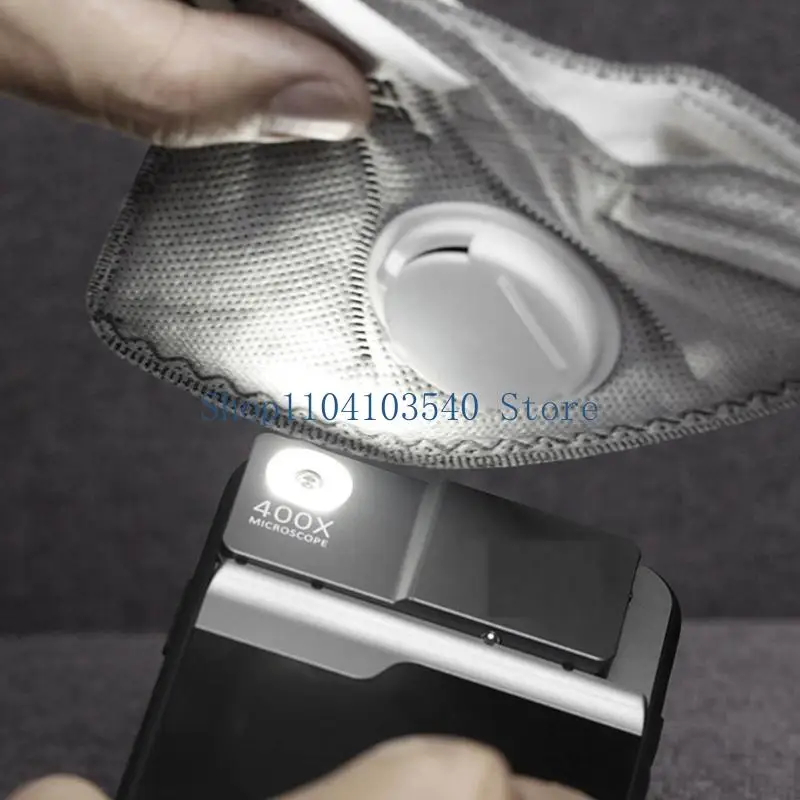 02DC 400X Pocket Size Microscope Improve Interest in Learning for Observing Micro World High Definition