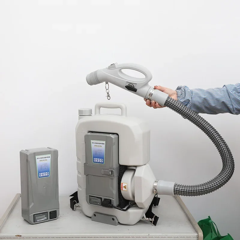 8L Backpack ULV Cold Fogger Sprayer Rechargeable Electric Aerosol Mist Blower for Disinfection
