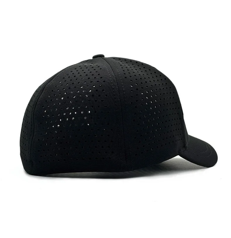 Marke Oohmy 5 cm Baseballkappen mit kurzer Krempe, großer Kopf und kleiner Kopf für Männer und Frauen, Trucker-Mütze mit Netzrücken, kurz, BillQuick Dry – Detail 15