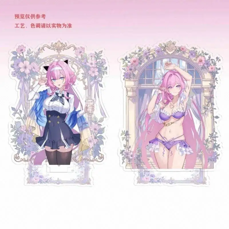 

Honkai Impact Acg 3 Elysia Theme Scene Cartoon Acrylic Stand Figure Display Model Plate Cosplay Desktop Decor Birthday Present