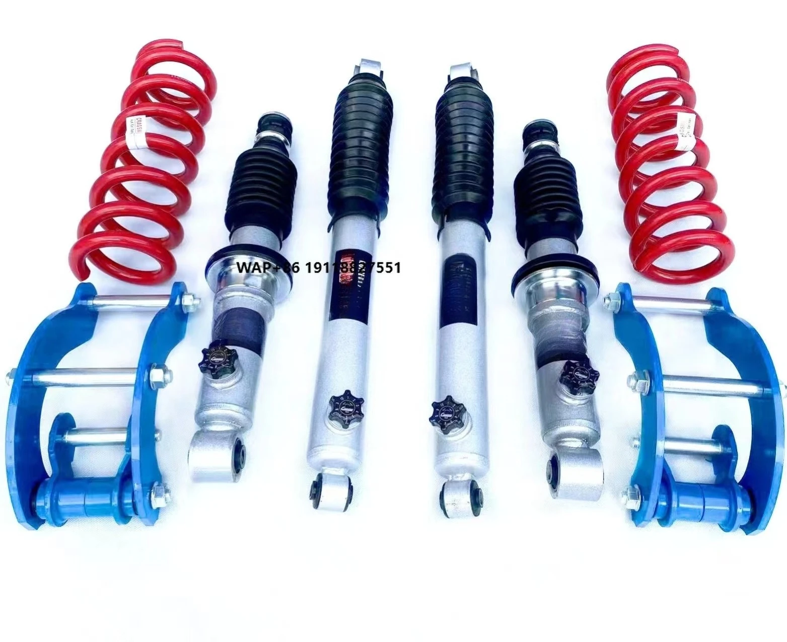 

CRAGSMAN 4WD Steel Coil Spring 10 Stage Adjustable Shock Absorber Suspension Kit for Navara