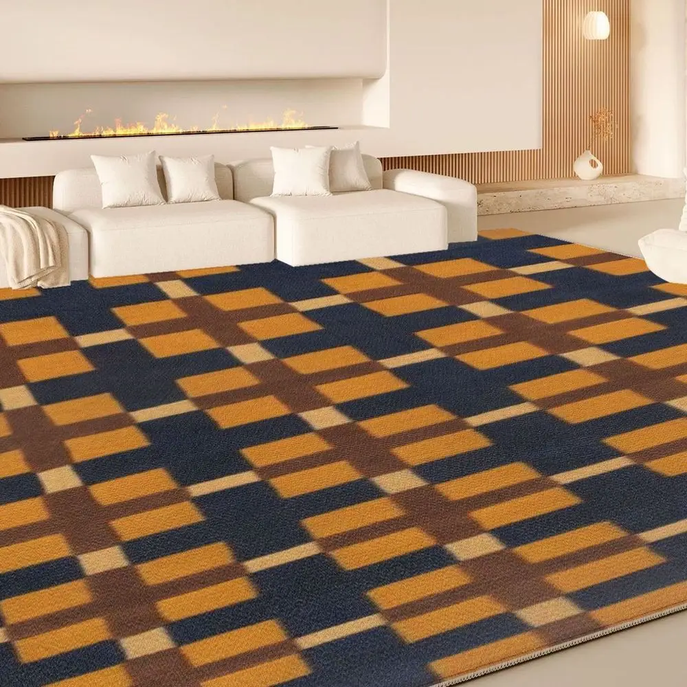 

VIKAMA Loop - Pile Material Mat for Living Room and Bedside, with Excellent Elasticity, Wrinkle - resistant and Stain-resistant，