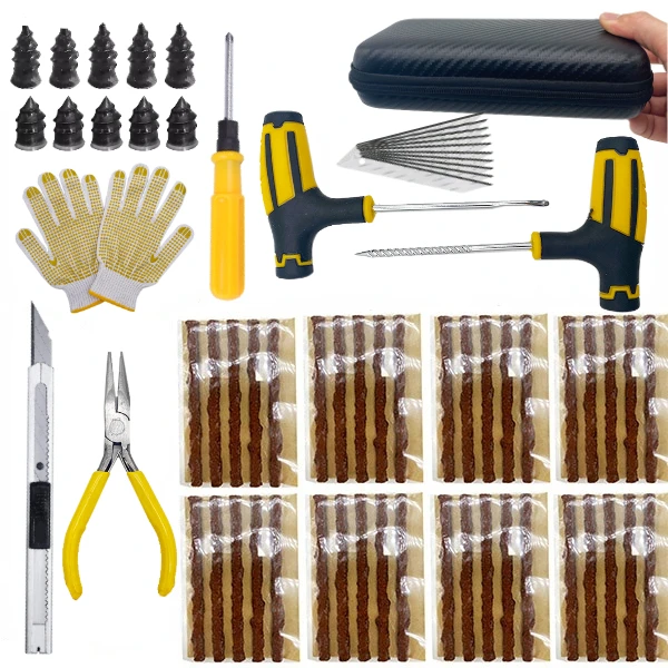 ZFOUEK Autoband Reparatieset Lekplug Gereedschap Bandenpunctie Noodsituatie voor Universele Bandstrips Roeren Lijm Reparatie Tool