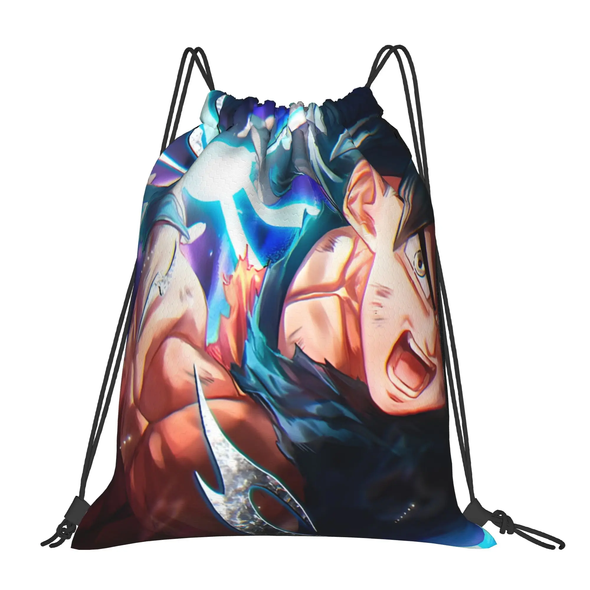 1 pc DRAGON BALL  Print Drawstring Bags Men Women Storage Backpack Teenager Travel Bag