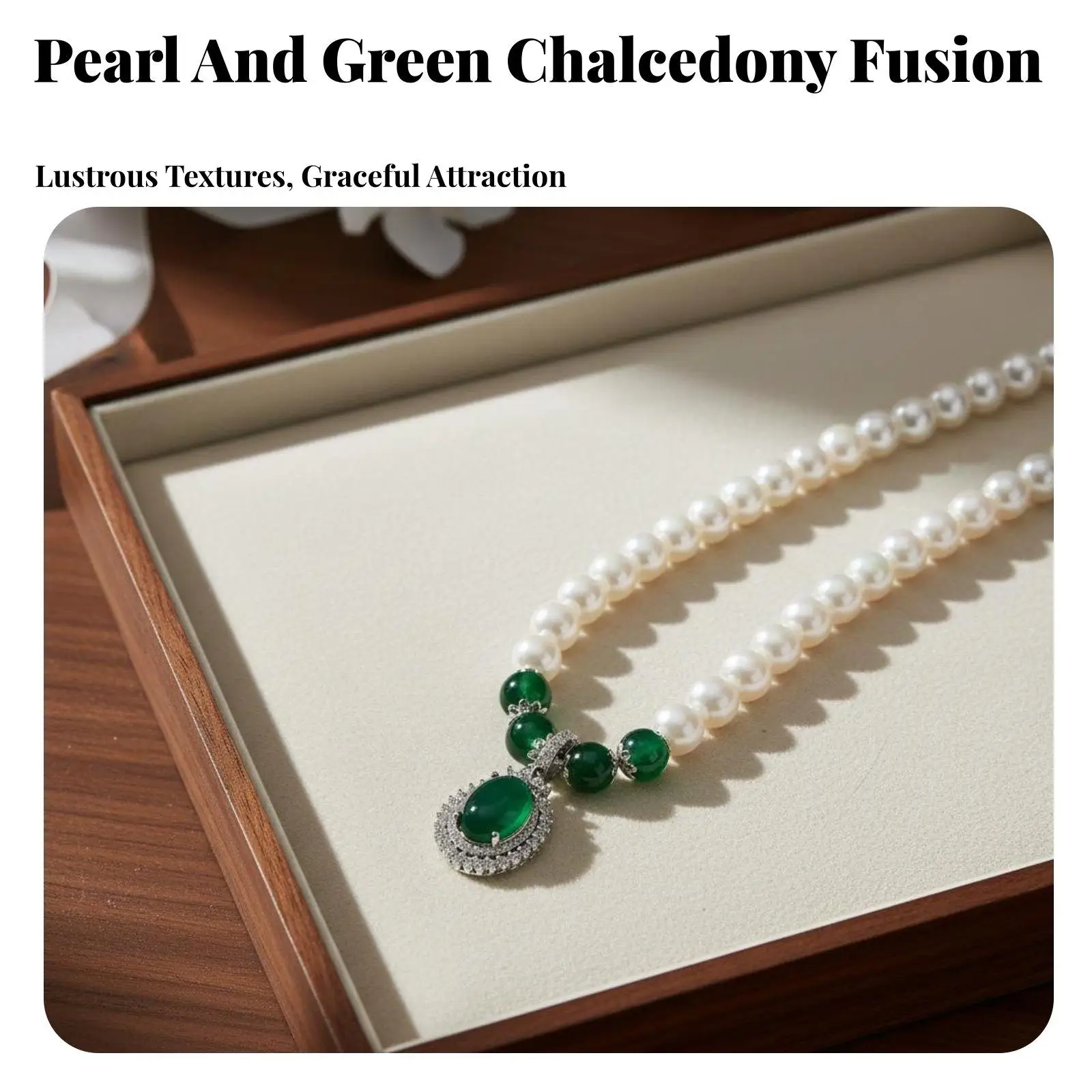 High Quality Imitation Pearl Pendant Necklace Electroplated Copper Chain for Women Formal Events Sophisticated Look