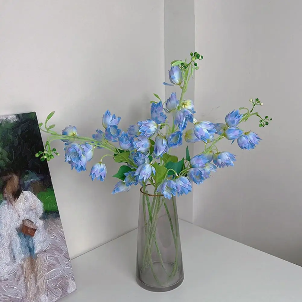 Artificial Flower Bright Realistic Reusable Exquisite Fake Convallariae Flower for Wedding Home Table Decoration