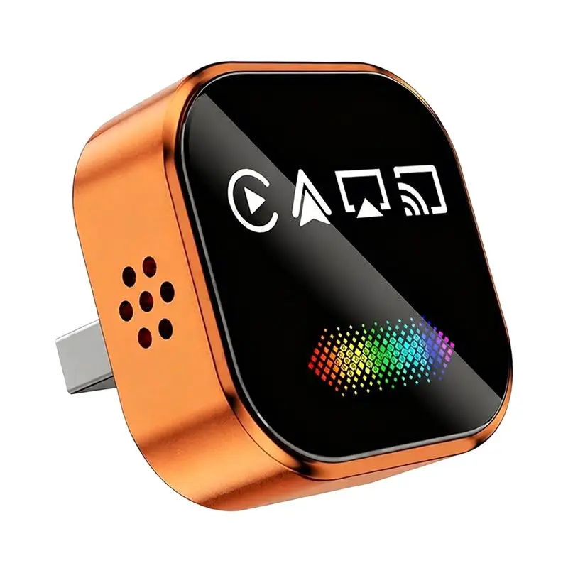 

【ДЕНЬ БЛАГОДАРЕНЬЯ】Беспроводной адаптер Carplay AI Smart Box 4-в-1 USB-донгл для Airplay/Mirror Link/Android Auto/Carplay для автомобиля Intelli