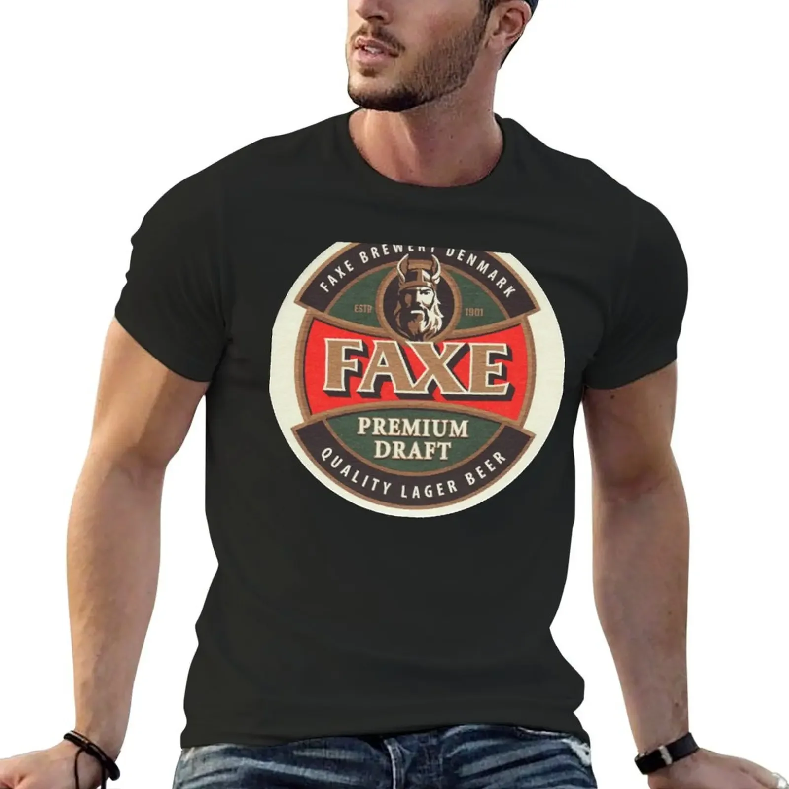 faxe premium beer 2 T-Shirt anime essential t shirt graphic shirts mens designer clothes