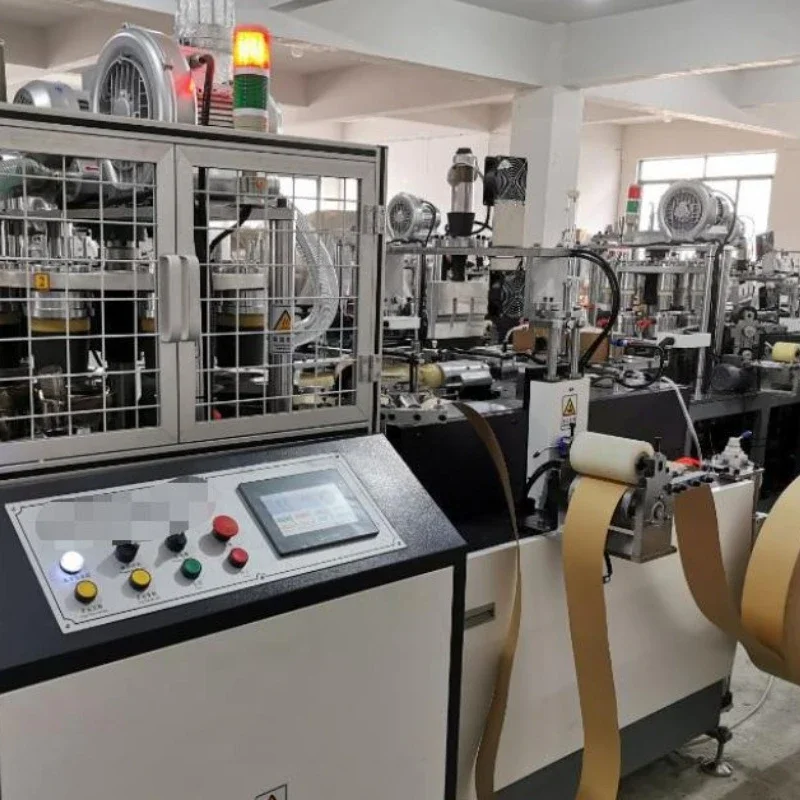 Disposable Paper Bowls Machine Auto Paper Kraft Container Making Machine Paper Cups Forming Machines Printing Machine