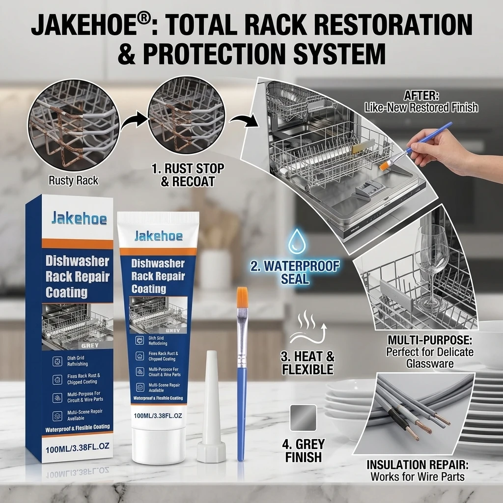 100g Dishwasher Rack Repair Coating Plastic Cleaner And Polish for Kitchen Sinks And Dishwashers