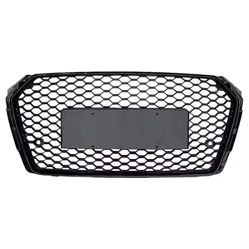 RS4 Style Newest Front ABS Bumper Grille B9 2017-2019 FRONT GRILLE for audis A4 S4 Lower Frame Within/Without