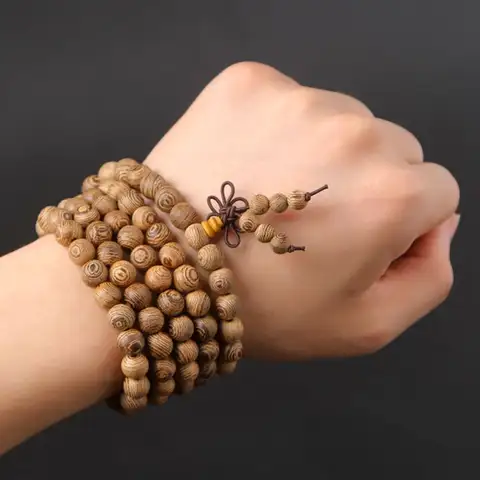 Wyprzedaż Specjalna Koraliki Tybetańskie Buddyjskie Bransoletki Biżuteria Drewniany Różaniec Mala Bransoletka Koraliki do Modlitwy Buddy