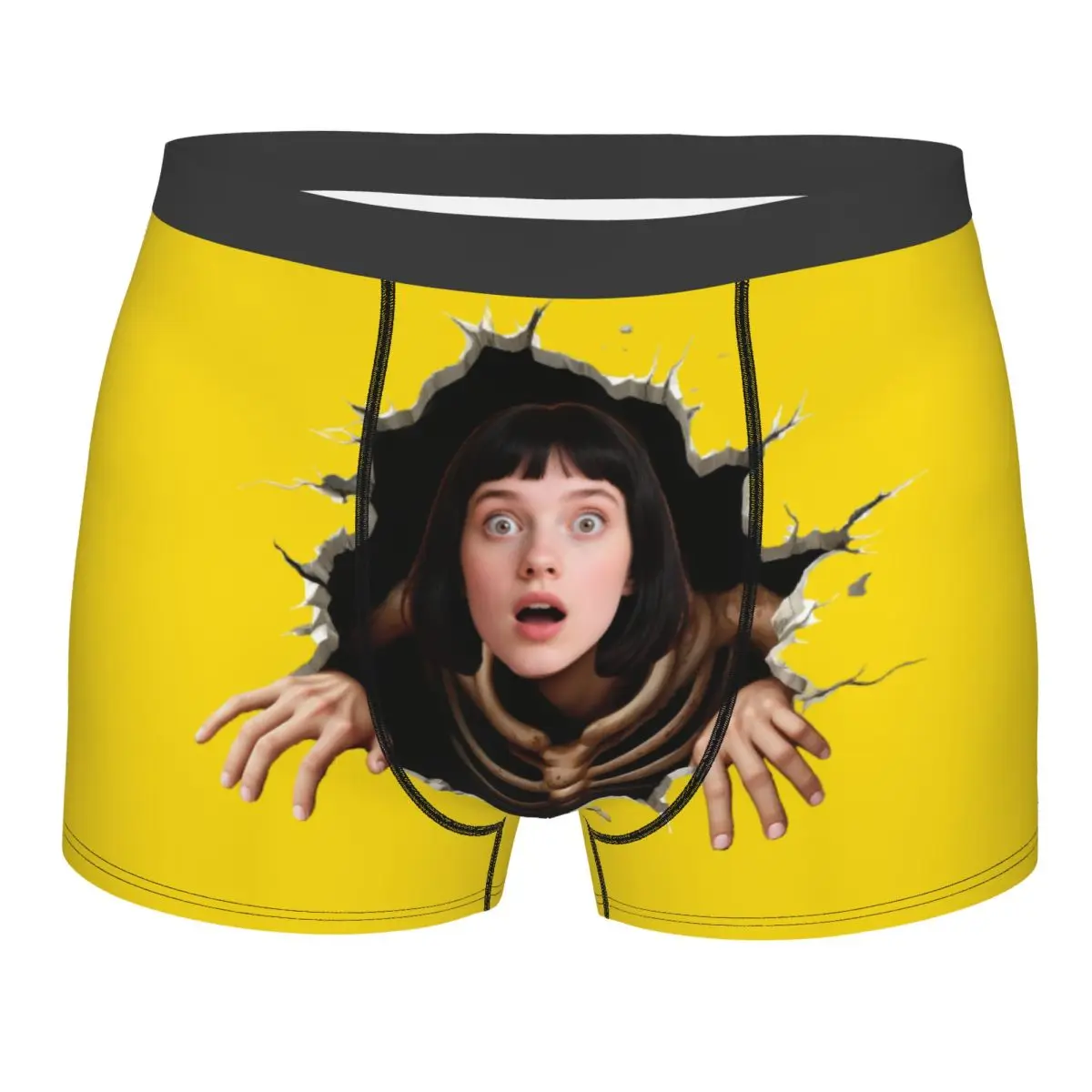 

Custom Personalized Face Photo Boxers Shorts Panties Men's Underpants Customized Briefs Underwear For Valentine's Day Husband