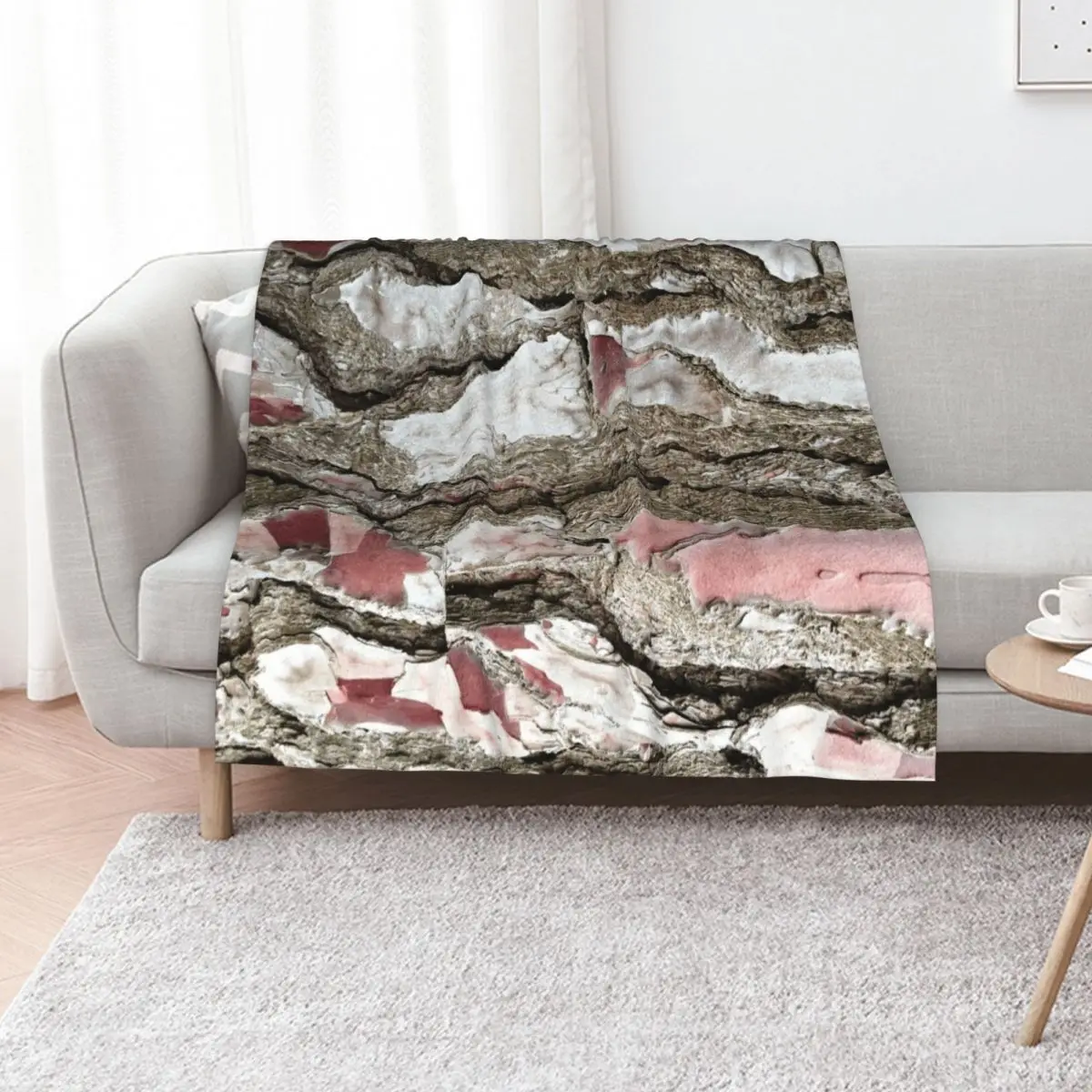Pine Bark in Brittany Throw Blanket Sofa Quilt Furrys Hairy Luxury Thicken Warm Bed linens Blankets