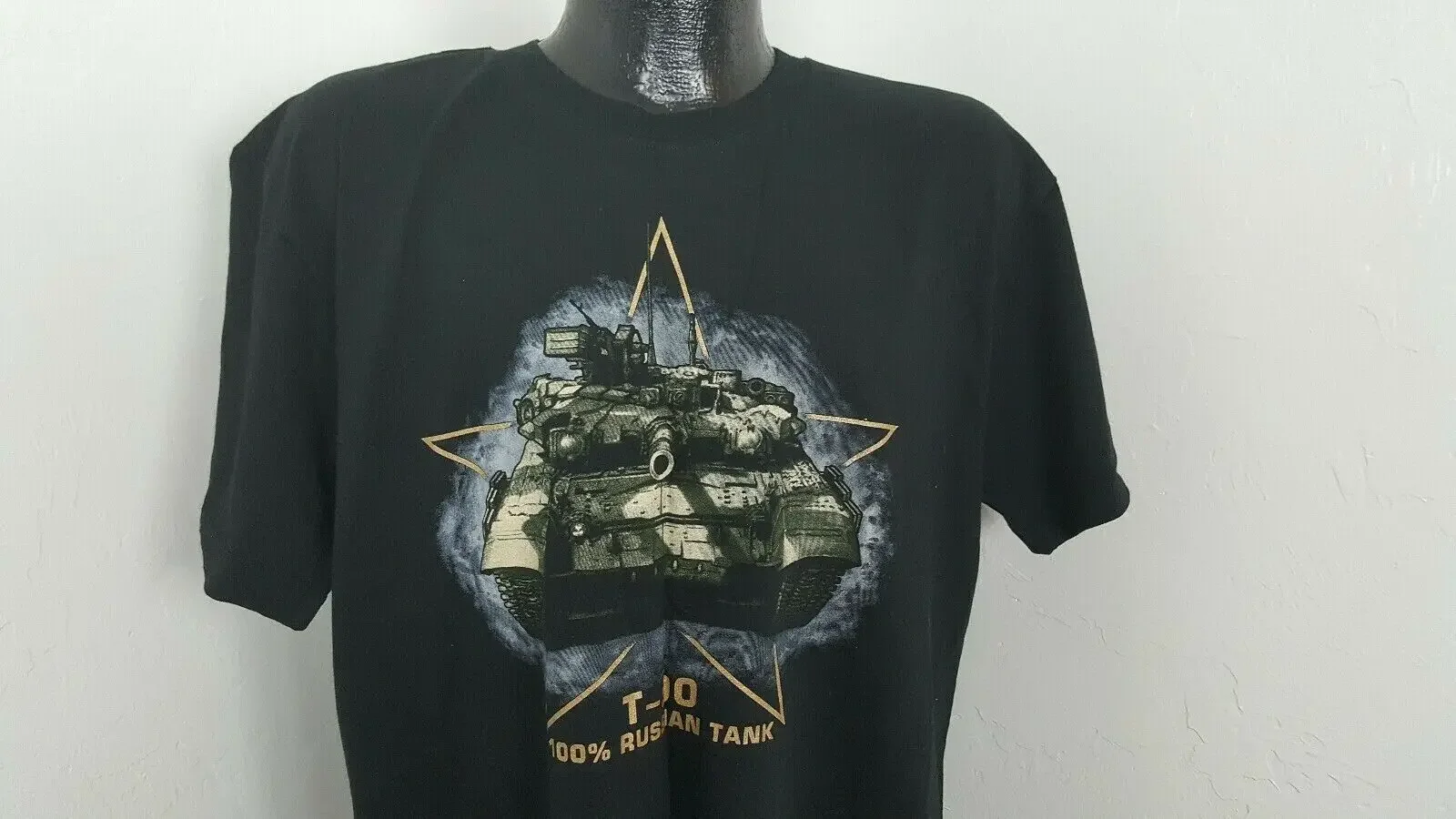 Russian T-90 Tank Troops Men T-Shirt 100% Cotton Short Sleeve Casual T Shirt