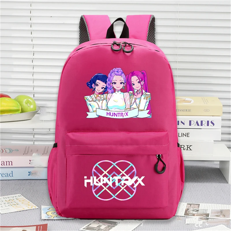 

Рюкзаки KPop «Охотники на демонов», рюкзаки большой емкости с принтом аниме, сумки на плечо с героями мультфильмов, школьная сумка для мальчиков и девочек, подарок
