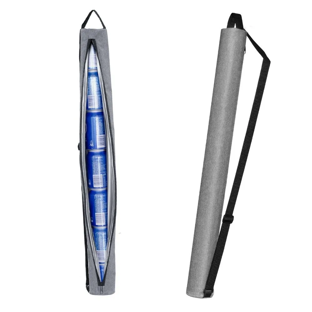 Portable Leakproof Design Golf Cooler Bag Shoulder Strap Reusable Beer Sleeve Durable Beverage Sleeve Sports Events