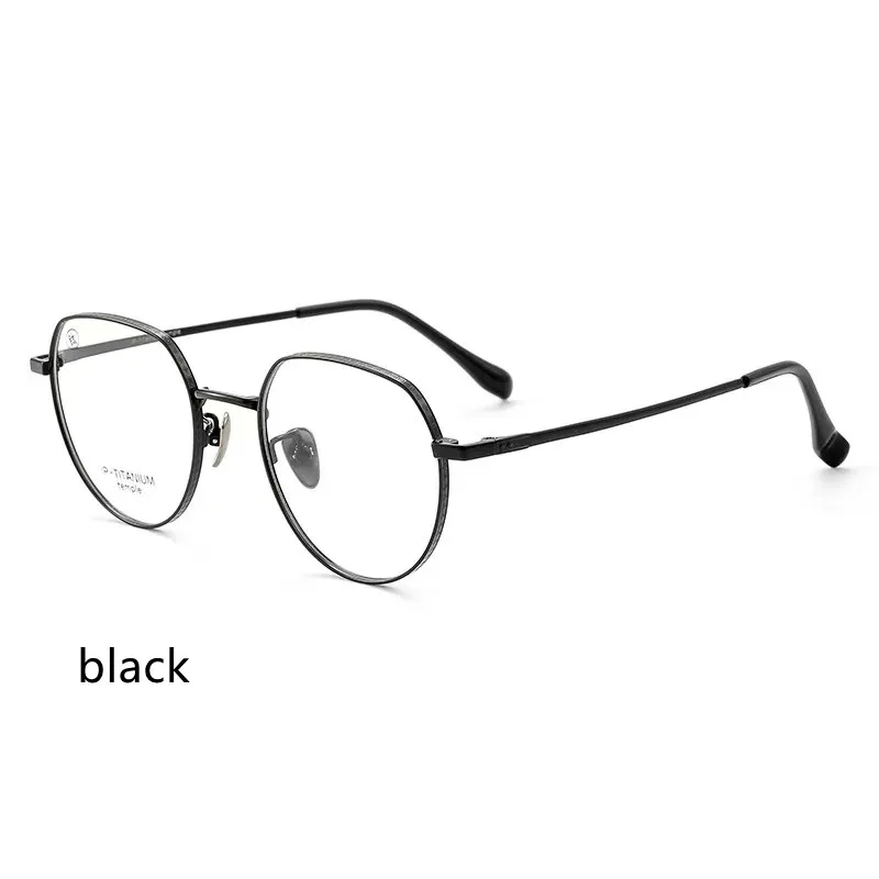 

48mm Retro Pure titanium Frame Optical Glasses Fashion Harry glasses Small Round Circle Prescription eyeglass frame 17267