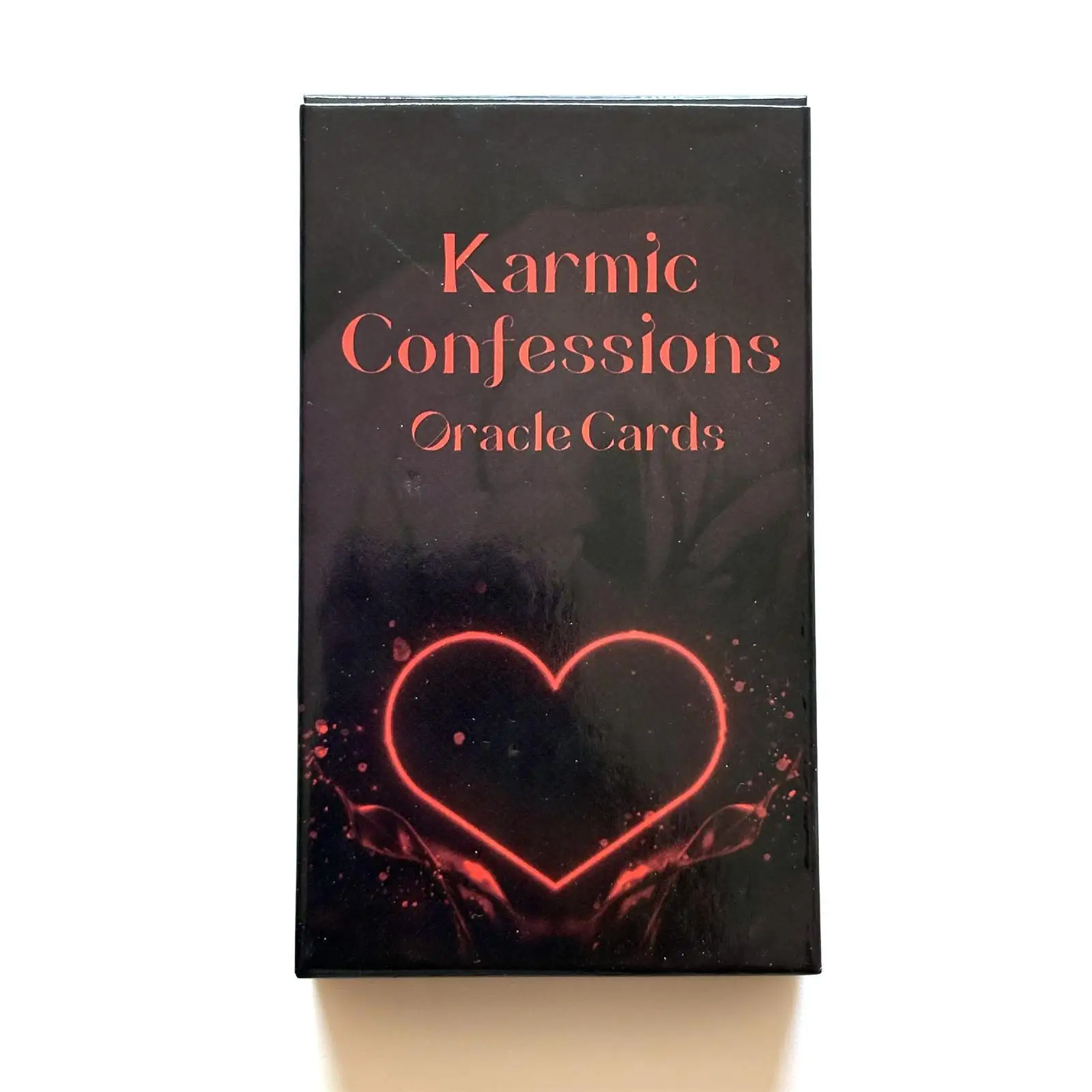 Confessions karmiques Oracle Messages de vérité profonde pour les relations amoureuses et les connexions karmiques 10,3*6cm 50 pièces Cartes d'oracle