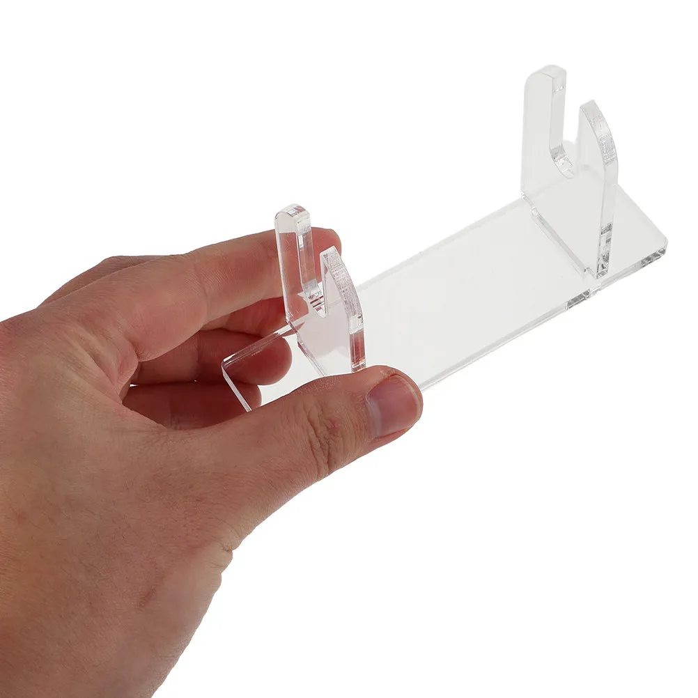 3Pcs Acrylic Fan Display Stand Transparent Holder for Hand Fans Japanese Chinese Decor Stable Wide Base Universal Groove Home