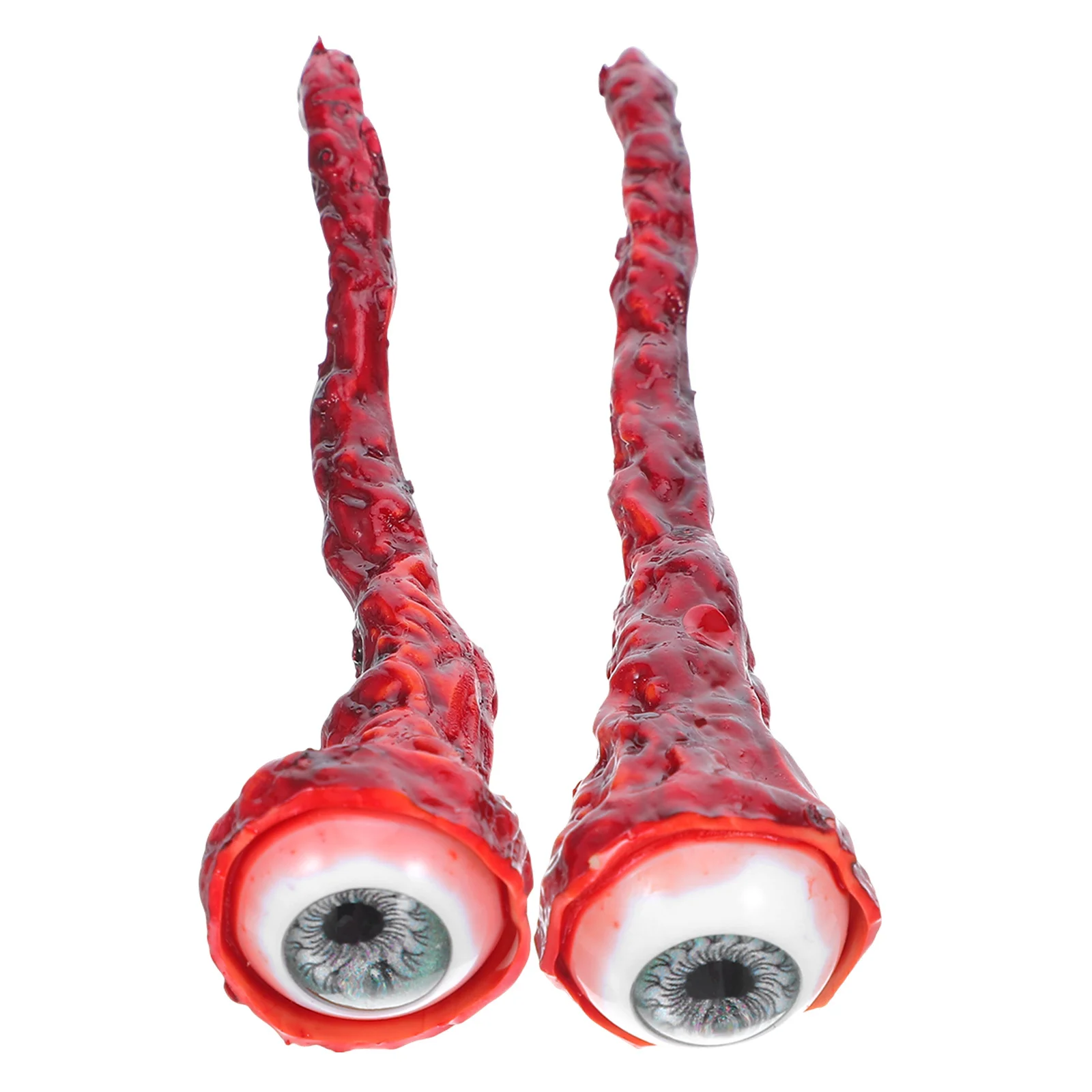 

2pcs Fake Bloody Eyeballs Halloween Horror Portable Scary Eyeball Props For Party Gathering Decorative Latex Eyes Halloween
