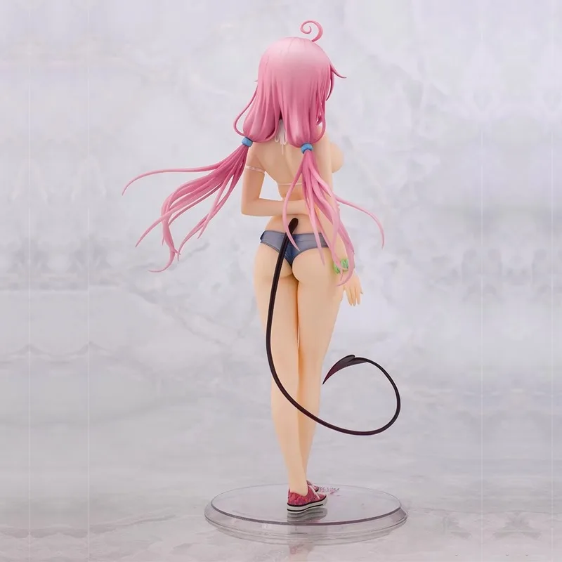 재고 있음 Lala Satalin Deviluke 수영복 Ver. 22CM 섹시한 소녀 피규어 애니메이션 모델 장난감 인형 장식 장식품 Collectible