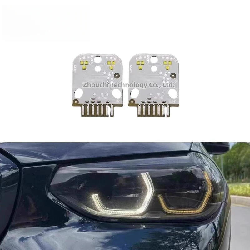 

NEW Headlight LED Module Daytime Running Light DRL White Color OE# 63117466107 63117466108 for X3 G01 X4 G02 2018 2019 2020 2021