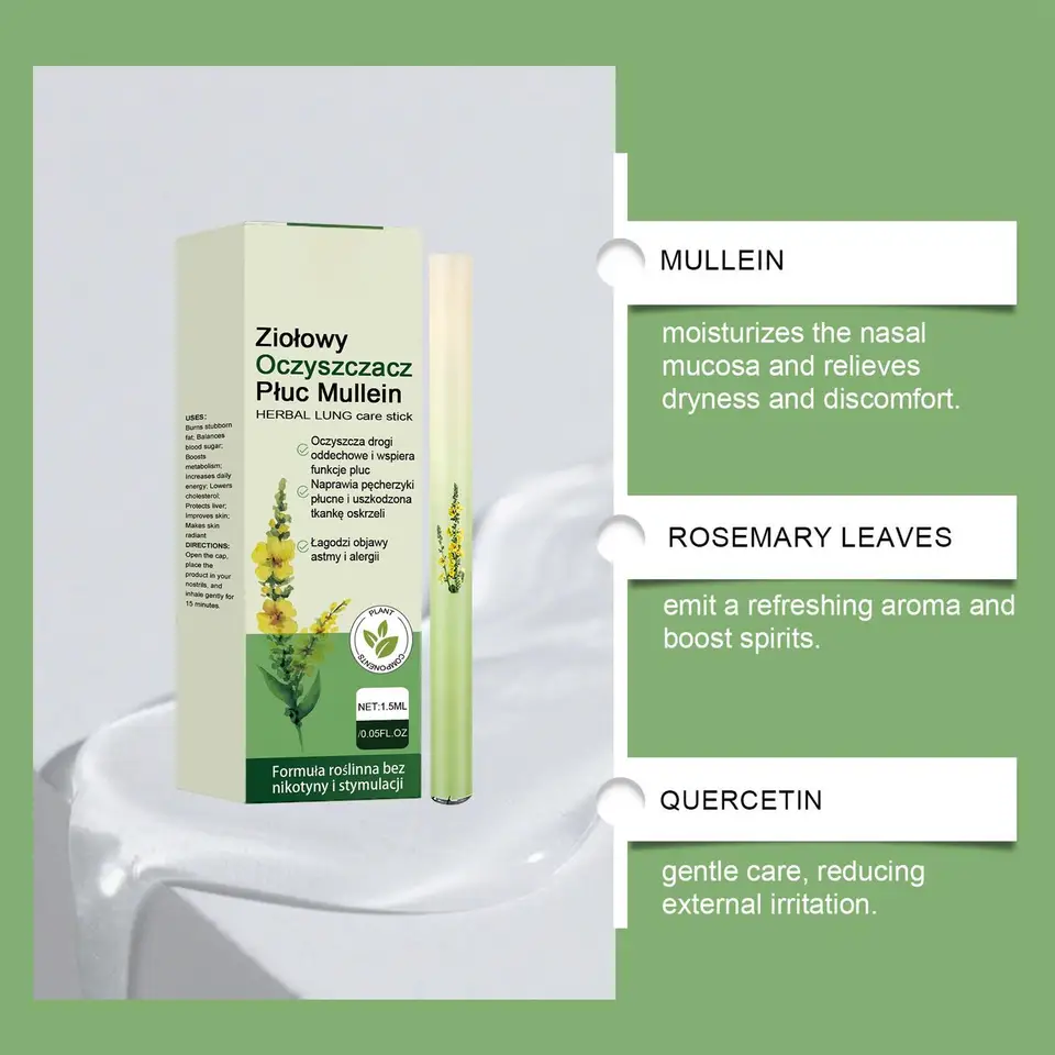 1PCS Mullein Lung Cleanse Pen Lung Health Air Inhaler Breath Care Cleansing Stick natural lung cleansing aromatherapy diffuser - AliExpress 15 1PCS Mullein Lung Cleanse Pen Lung Health Air Inhaler Breath Care Cleansing Stick natural lung cleansing aromatherapy diffuser - AliExpress 15
