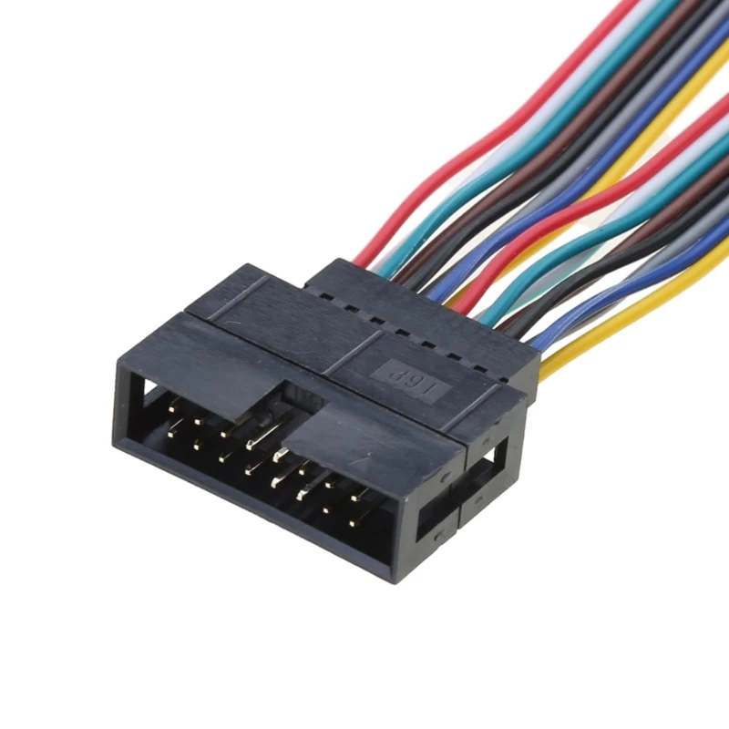 16PIN naar 2Pin Super Micro Chassis Voorpaneel Adapter Serverkabel 1007 24AWG