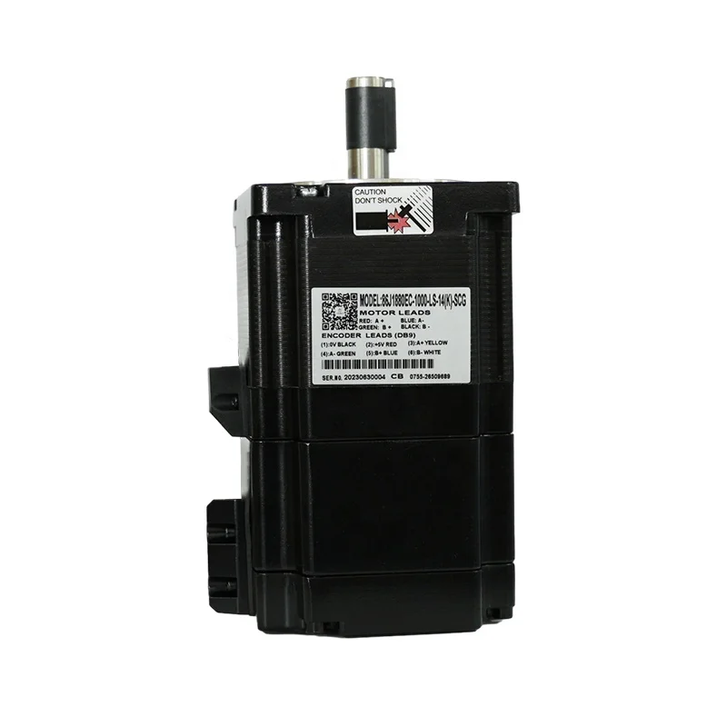 86J1880EC-1000-LS-14(K)-SCG カスタムラベル 格安 100mm サーボステッピングモーター エンコーダ付きステッピングモーター クローズドループ ブレーキ付き