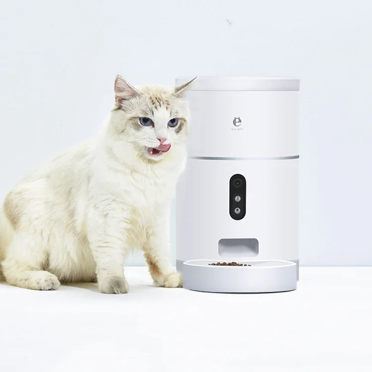 Automatic Pet Feeder Food Dispenser Automatic Wifi Camera Smart Dog Feeder For Cat