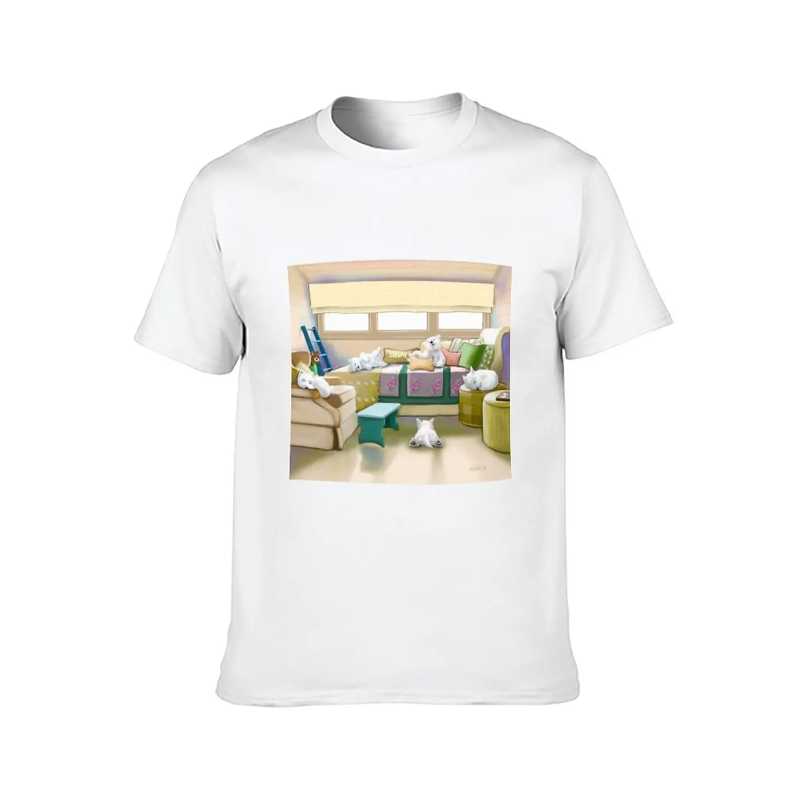 Westie Retreat T-shirt g uomo magliette da uomo magliette da uomo per uomo T-shirt casual