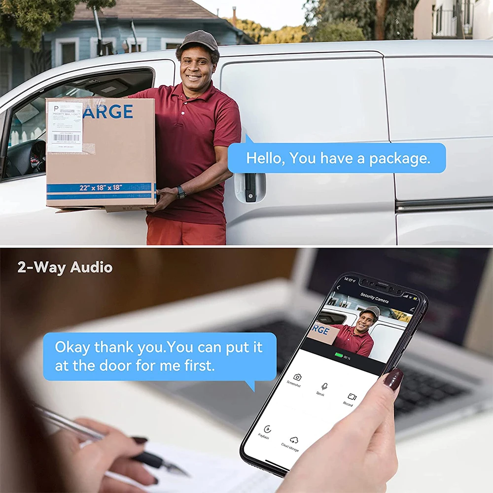 Sonnette vidéo de sécurité san - Home Security Ring Camera avis et prix